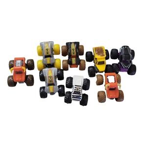 Monster Jam Mighty Mini 8pc lot Monster Truck Toy 1.5" Cake toppers